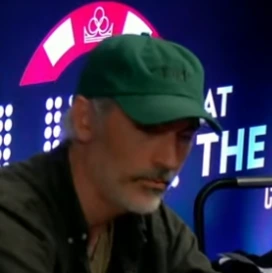 Jay 8 Jay seated playing high stakes cash game PLO4 poker on the Bally Live Poker livestream.