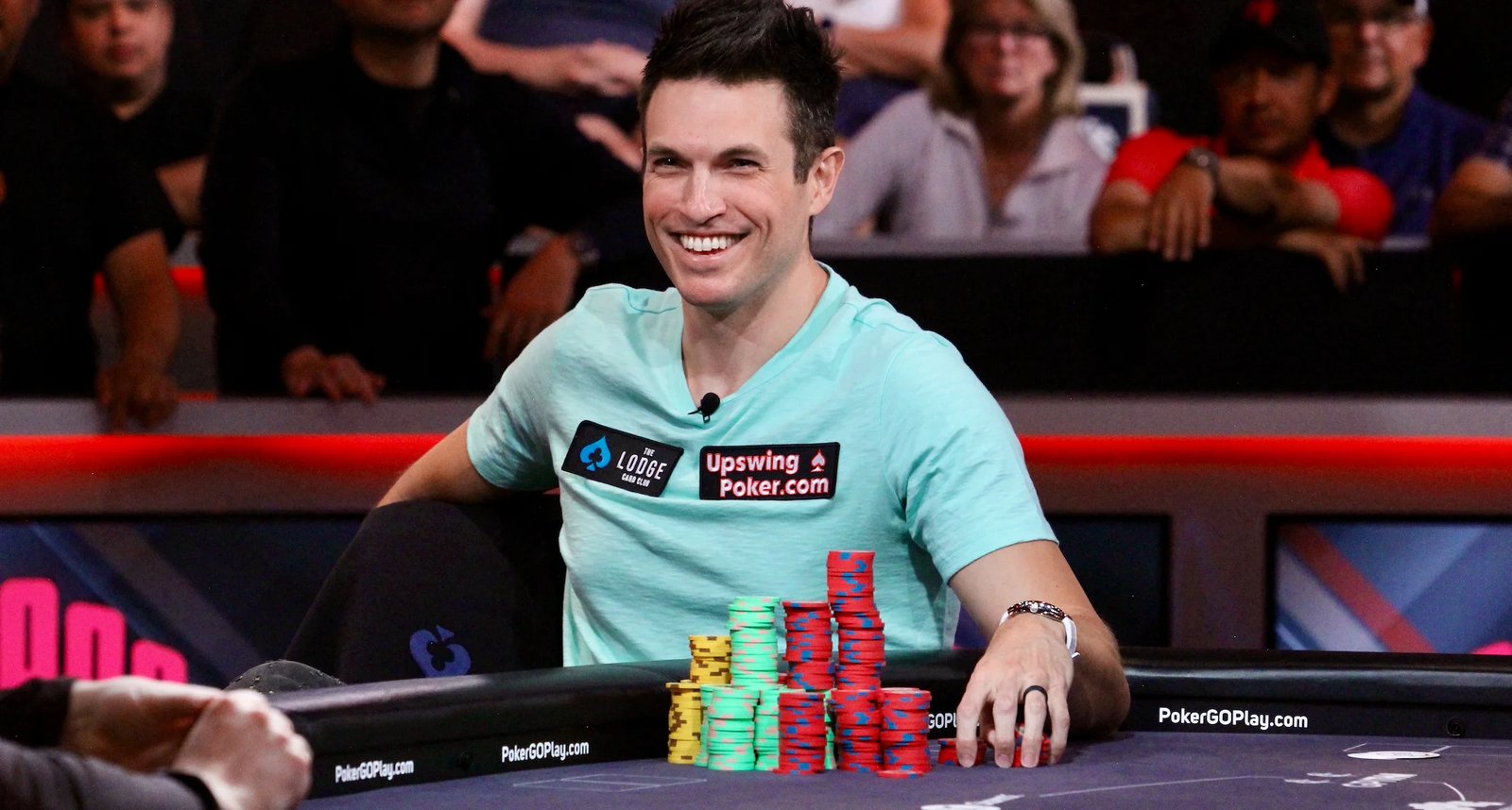 Doug Polk seated playing high stakes cash games poker