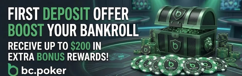 BCPoker First Deposit Bonus 10% Up To $200 - Promo Code BCPoker First Deposit Bonus 10% Up To $200 - Promo Code