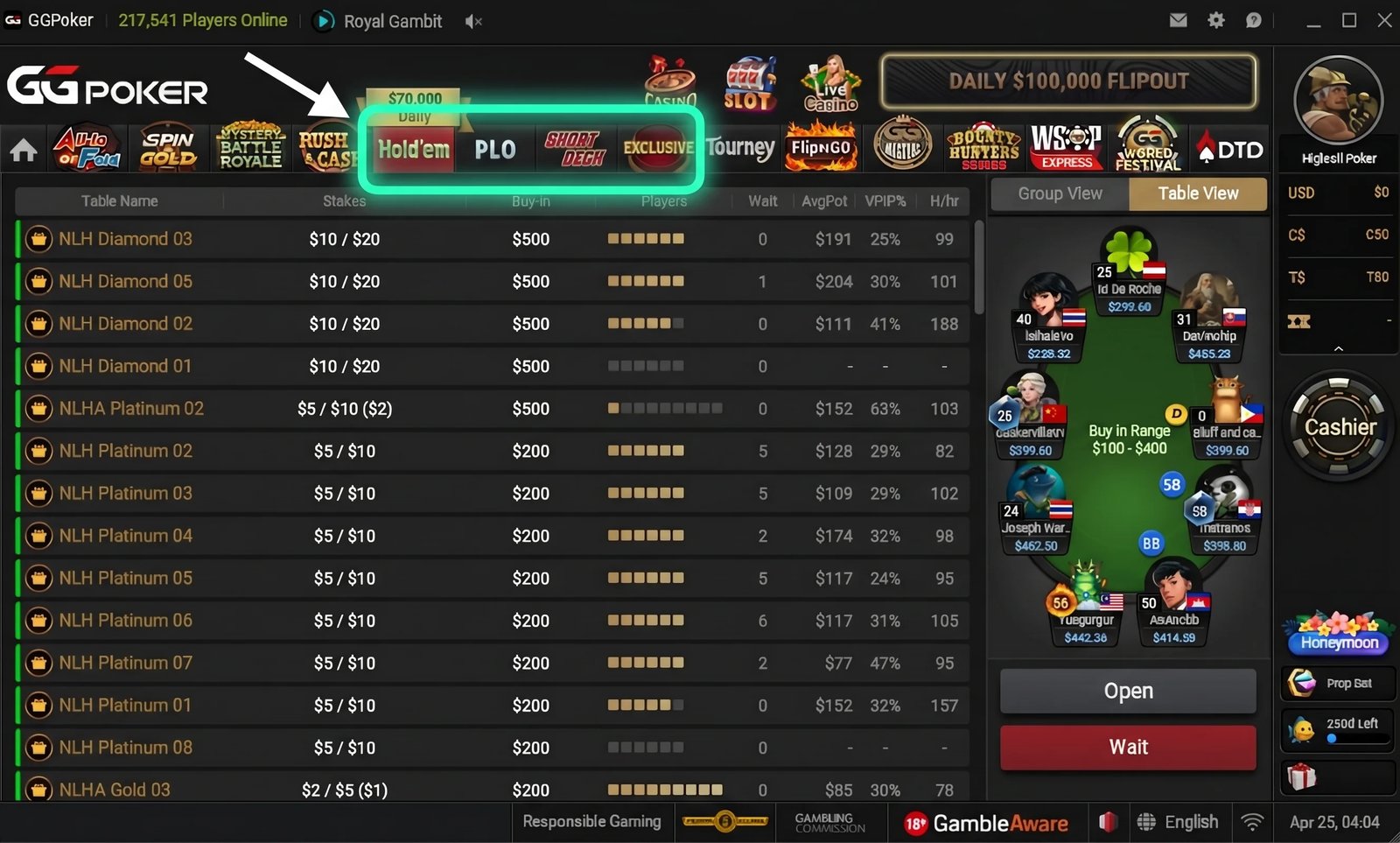 GGPoker UK How To Navigate to Cash Games On Desktop GGPoker UK How To Navigate to Cash Games On Desktop