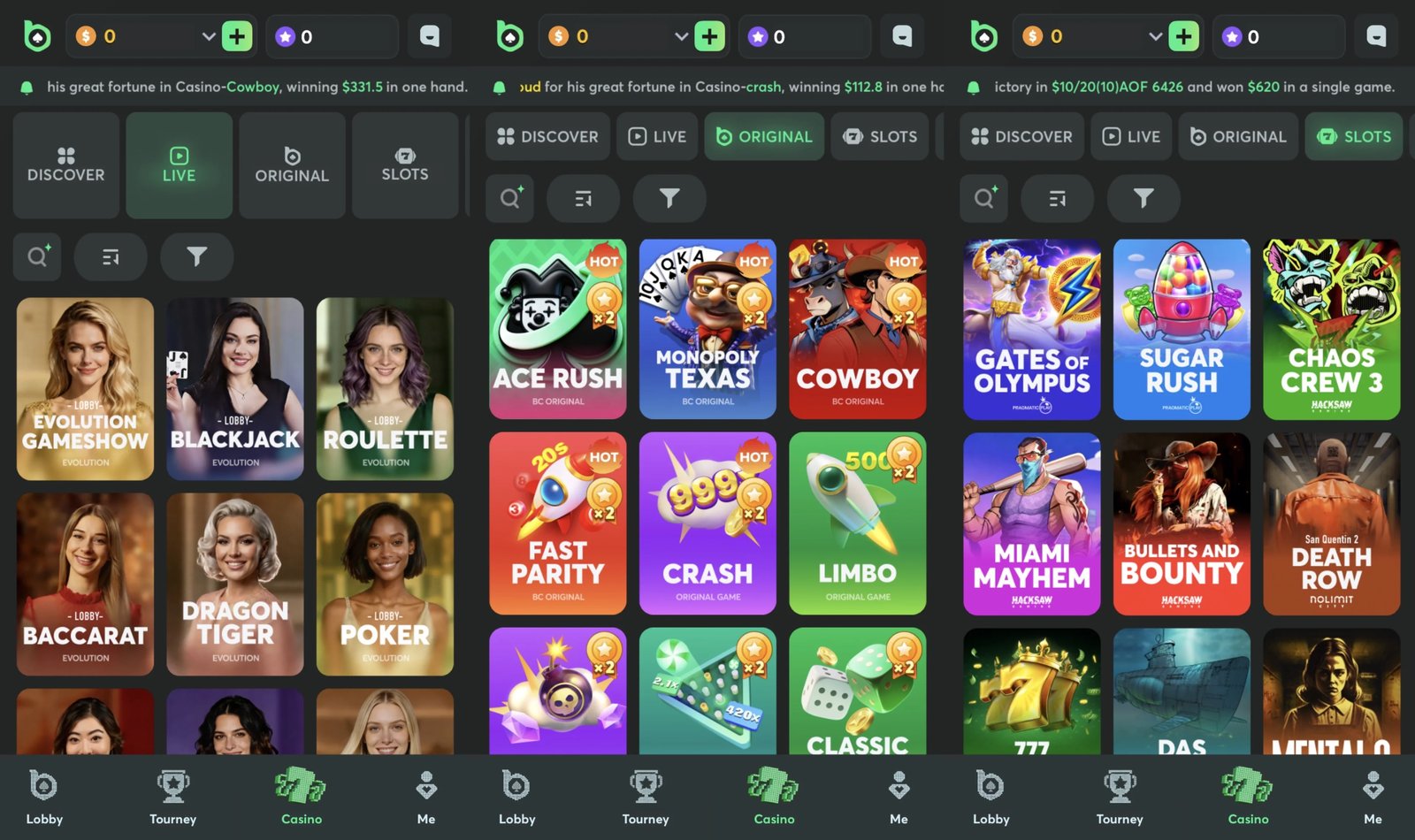 BCPoker casino options BCPoker casino options