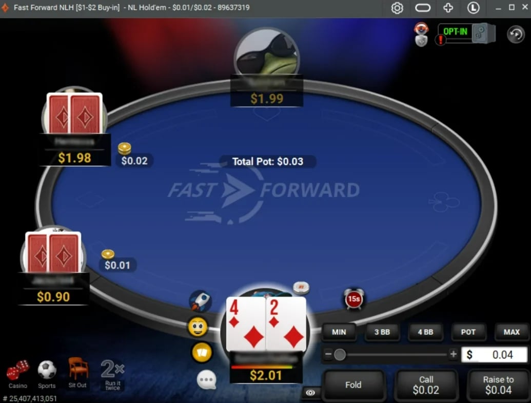 PartyPoker UK desktop poker client image