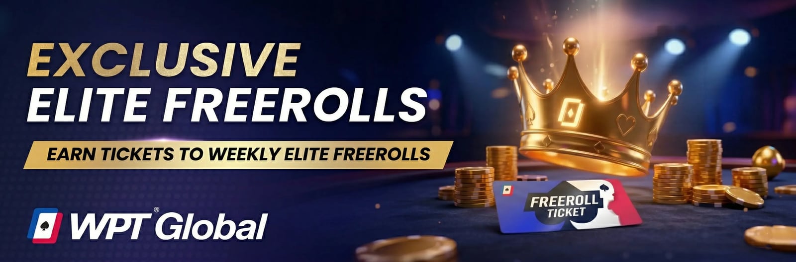 WPT Global $10,000 Freeroll Tournament Offer & Rules