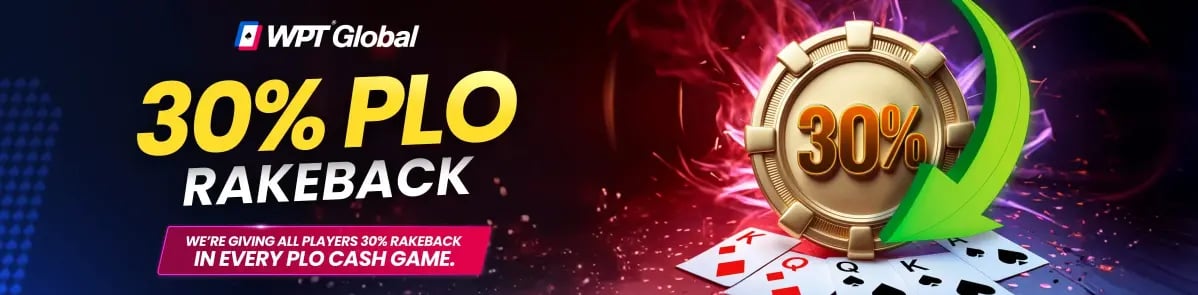 WPT Global 30% PLO Rakeback Offer