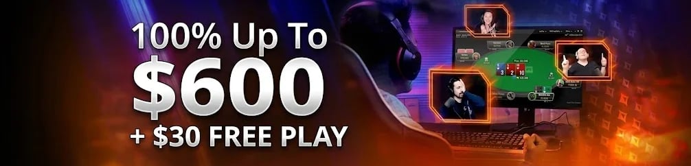 PartyPoker ROW Deposit Bonus PartyPoker ROW Deposit Bonus 100% Up To $600 + $30 Free Play